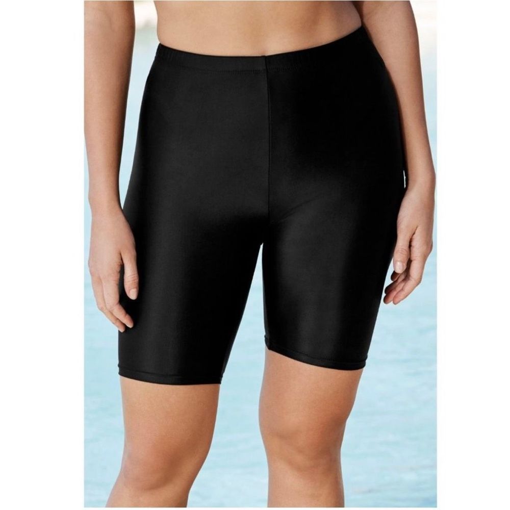 Swimsuits For All Black Swim Bike Shorts